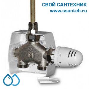 16320 HERZ, 1778651 Клапан четырехходовой VUА-40 1/2" проходной для однотрубных систем  1/2" 294/11
